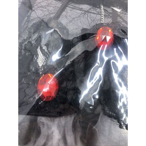 Spirit Halloween Vampiress Accessory Pieces. Bat Earrings,Hair Clip,& More - Picture 5 of 16